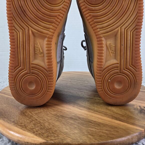 Nike Air Force 1 High WB GS Grey Gum Casual Athletic Sneakers Kids 6y 922066-002 - Picture 10 of 12